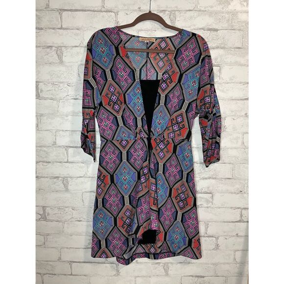 Mara Hoffman Kilim Above Knee Dress Geo Style VTG - Picture 2 of 7